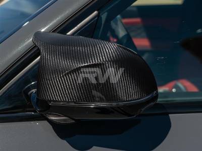 RW Carbon - BMW X3M X4M X5M X6M X3 X4 X5 X6 X7 CF Mirror Caps bmwf9501 - Image 3