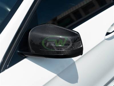 RW Carbon - Mercedes Carbon Fiber Replacement Mirror Covers mercw20429 - Image 2