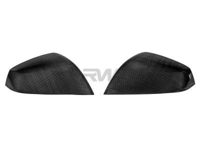 RW Carbon - Tesla Model X Carbon Fiber Mirror Covers tesla031 - Image 3