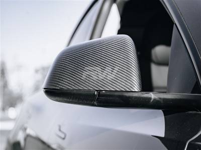 RW Carbon - Tesla Model Y Carbon Fiber Mirror Covers tesla023 - Image 4