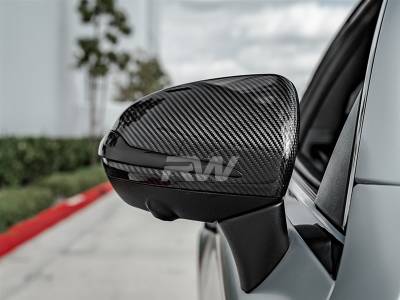 RW Carbon - Mercedes Carbon Fiber Mirror Replacements W205 W213 W222 mercw20504 - Image 4