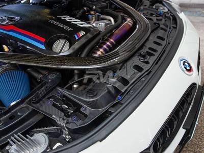 RW Carbon - BMW M2 M3 M4 Carbon Fiber Radiator Support Brace bmwf8x071 - Image 2
