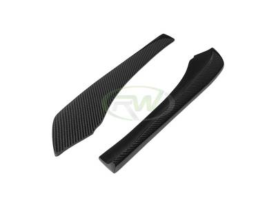 RW Carbon - BMW F30 Carbon Fiber Rear Bumper Splitters bmwf30045 - Image 6