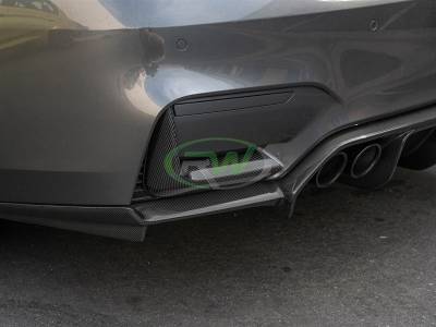 RW Carbon - BMW F8X M3/M4 CF Rear Bumper Splitters bmwf8x041 - Image 3