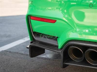RW Carbon - BMW F8X M3/M4 CF Rear Bumper Splitters bmwf8x041 - Image 4