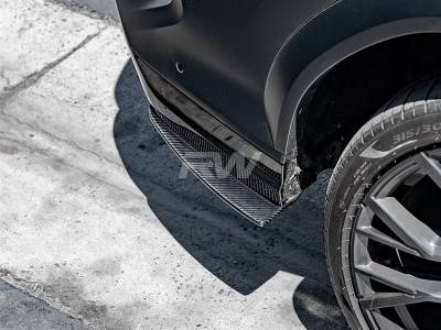 RW Carbon - BMW F95 X5M F96 X6M Carbon Fiber Rear Splitters bmwf9604 - Image 3