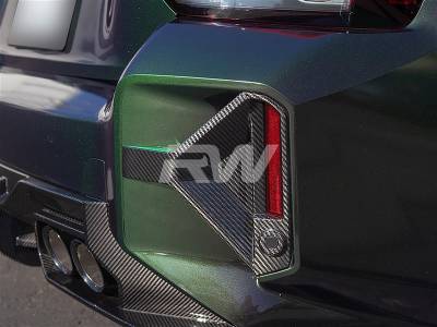 RW Carbon - BMW G87 M2 Carbon Fiber DTM Rear Reflector Trim bmwg87017 - Image 3