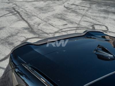 RW Carbon - BMW F97 X3M Carbon Fiber Roof Spoiler bmwf97008 - Image 2