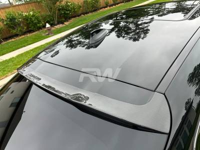 RW Carbon - BMW G02 X4 F98 X4M Carbon Fiber Roof Spoiler bmwf9805 - Image 2