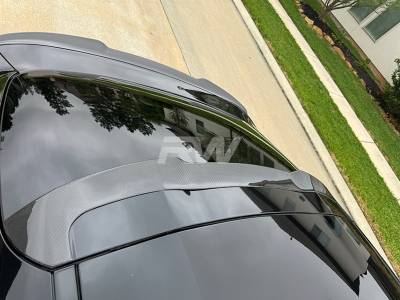 RW Carbon - BMW G02 X4 F98 X4M Carbon Fiber Roof Spoiler bmwf9805 - Image 4