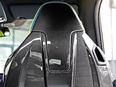 BMW G22 4-Series Carbon Fiber Seat Backs bmwg22010