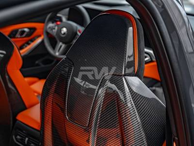BMW G80 M3 / F93 M8 Carbon Fiber Seat Backs bmwg8008
