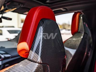 RW Carbon - BMW F97 X3M F98 X4M Carbon Fiber Seat Backs bmwf97011 - Image 5
