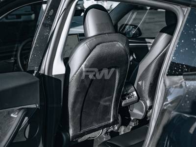 Tesla Carbon Fiber Seat Backs tesla012