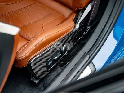RW Carbon - BMW G8x M3 M4 Carbon Fiber Side Seat Trims bmwg8x037 - Image 3