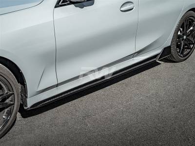BMW G20 DTM Carbon Fiber Side Skirt Extensions bmwg20052