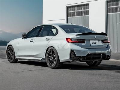 RW Carbon - BMW G20 DTM Carbon Fiber Side Skirt Extensions bmwg20052 - Image 4