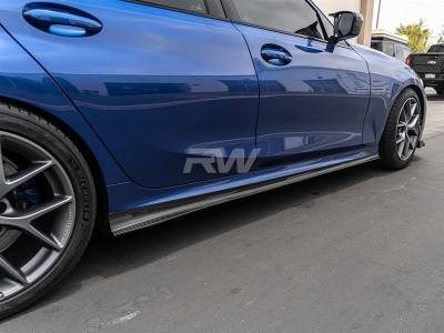 BMW G20 K Style Carbon Side Skirt Extensions bmwg2008