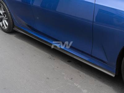 RW Carbon - BMW G20 K Style Carbon Side Skirt Extensions bmwg2008 - Image 2