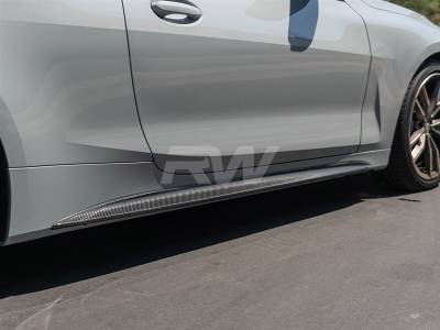 BMW G22/G23 Carbon Fiber Side Skirt Extensions bmwg2202