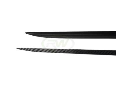 RW Carbon - BMW G22/G23 Carbon Fiber Side Skirt Extensions bmwg2202 - Image 6