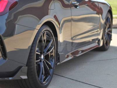 RW Carbon - BMW G22 G23 DTM Carbon Fiber Side Skirt Extensions bmwg22016 - Image 6