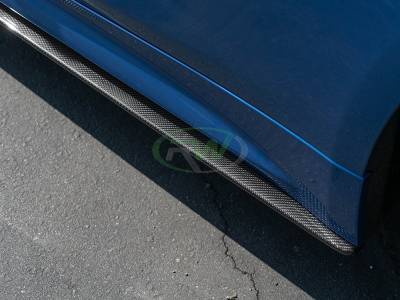 RW Carbon - BMW F32 F33 F36 Carbon Fiber Side Skirt Extensions bmwf32015 - Image 2