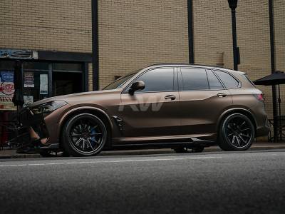 RW Carbon - BMW G05 X5 F95 X5M Man Style CF Side Skirt Extensions bmwf95013 - Image 2