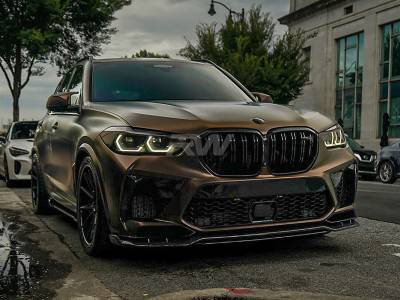 RW Carbon - BMW G05 X5 F95 X5M Man Style CF Side Skirt Extensions bmwf95013 - Image 3