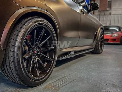 RW Carbon - BMW G05 X5 F95 X5M Man Style CF Side Skirt Extensions bmwf95013 - Image 4
