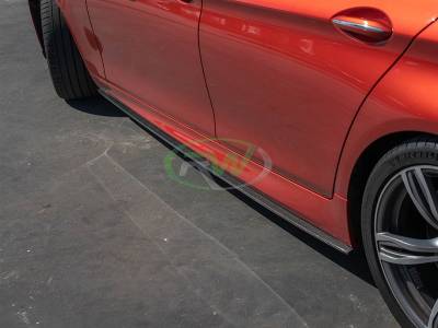 RW Carbon - BMW F10 F11 CF Performance Style Side Skirt Extensions bmwf10060 - Image 3