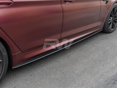 RW Carbon - BMW G30 F90 Carbon Fiber Side Skirt Extensions bmwg30004 - Image 2