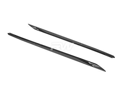RW Carbon - BMW G60 5-Series Carbon Fiber Side Skirt Extensions bmwg6008 - Image 2