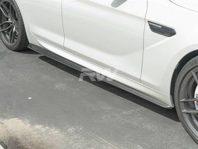 RW Carbon - BMW F06 DTM Carbon Fiber Side Skirt Extensions bmwf0601 - Image 1