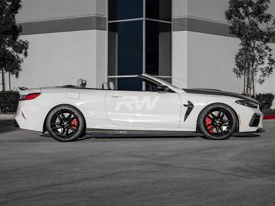 RW Carbon - BMW G14 G15 F91 F92 Coupe/Vert CF Side Skirt Extensions bmwf9302 - Image 4