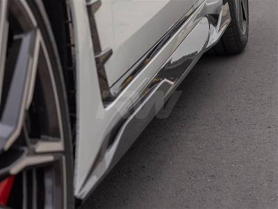 RW Carbon - BMW i4 Dry Carbon Fiber Side Skirt Extensions bmwi4002 - Image 2