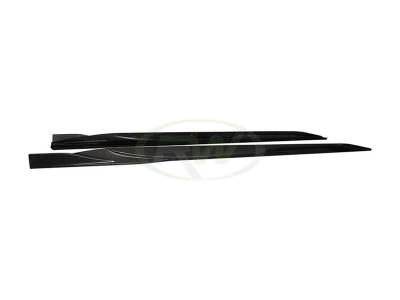 RW Carbon - BMW i4 Dry Carbon Fiber Side Skirt Extensions bmwi4002 - Image 5