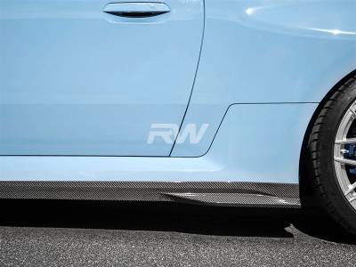 RW Carbon - BMW G87 M2 GTX Carbon Fiber Side Skirt Extensions bmwg87014 - Image 4