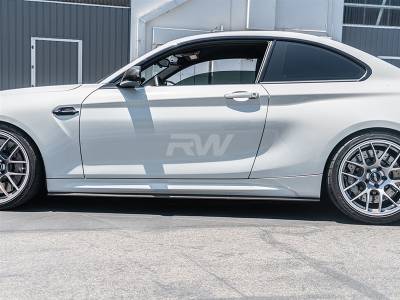 RW Carbon - BMW F87 M2 RWS Carbon Fiber Side Skirt Extensions bmwf8719 - Image 2