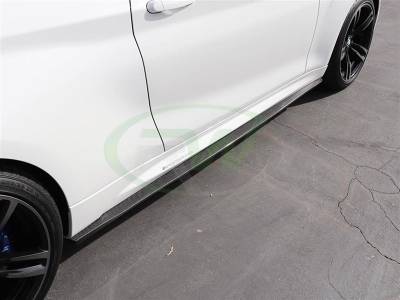 RW Carbon - BMW F87 M2 Carbon Fiber Side Skirt Extensions bmwf8711 - Image 3