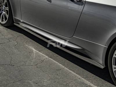 BMW E92 E93 M3 Carbon Fiber Side Skirt Extensions bmwe92035