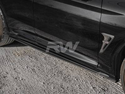 RW Carbon - BMW G01 G02 F97 F98 RWS CF Side Skirt Extensions bmwf9702 - Image 2