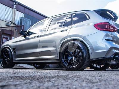 RW Carbon - BMW X3M/X4M 3D Style CF Side Skirt Extensions bmwf9803 - Image 2
