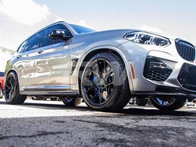 RW Carbon - BMW X3M/X4M 3D Style CF Side Skirt Extensions bmwf9803 - Image 3