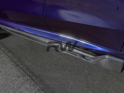 RW Carbon - BMW G05 X5 F95 X5M DTM CF Side Skirt Extensions bmwf95019 - Image 3