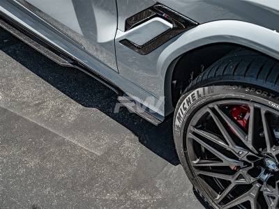 RW Carbon - BMW F96 X6M G06 X6 RWS CF Side Skirt Extensions bmwf9603 - Image 4