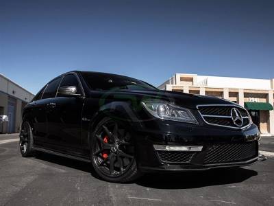 RW Carbon - Mercedes W204 C63 Carbon Fiber Side Skirt Extensions mecw20439 - Image 2