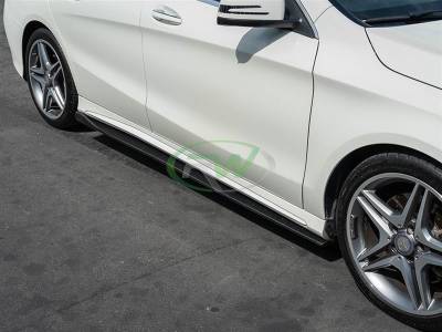 RW Carbon - Mercedes CLA250 CLA45 CF Side Skirt Extensions mercc11705 - Image 4