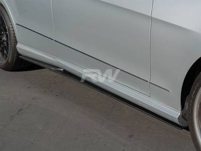 RW Carbon - Mercedes W212 Carbon Fiber Side Skirt Extensions mercw21218 - Image 4