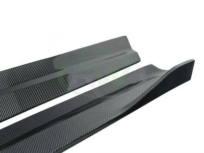 RW Carbon - Mercedes W212 E63 14+ CF Side Skirt Extensions mercw21220 - Image 6